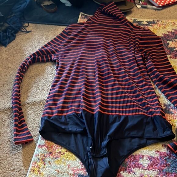 J crew xl striped Bodysuit - Picture 4 of 7